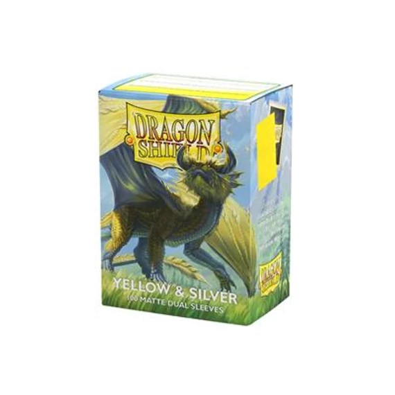 Matte Dual - Yellow & Silver (100 Sleeves)