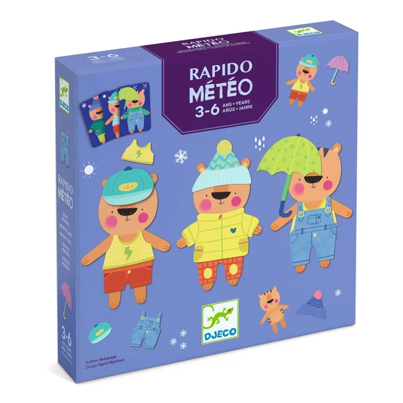 Társasjáték - Öltözz Teó! - Rapido Meteo