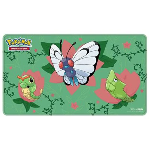 Caterpie Evolutions Stitched Playmat for Pokémon